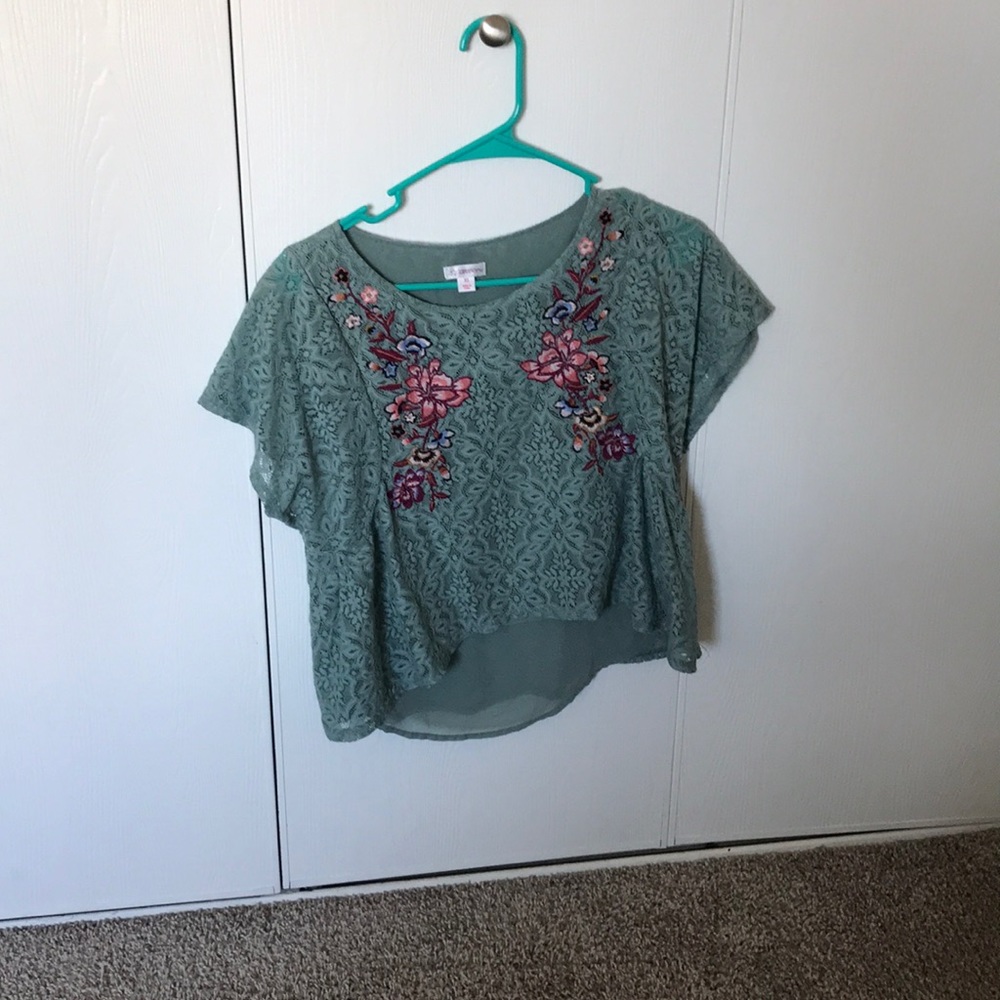 Light blue xs xhilaration top
